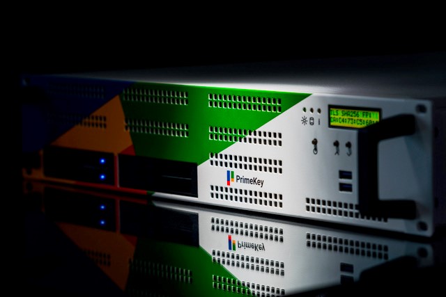 Image présentant le boitier HSM, Hardware Security Module de PrimeKey